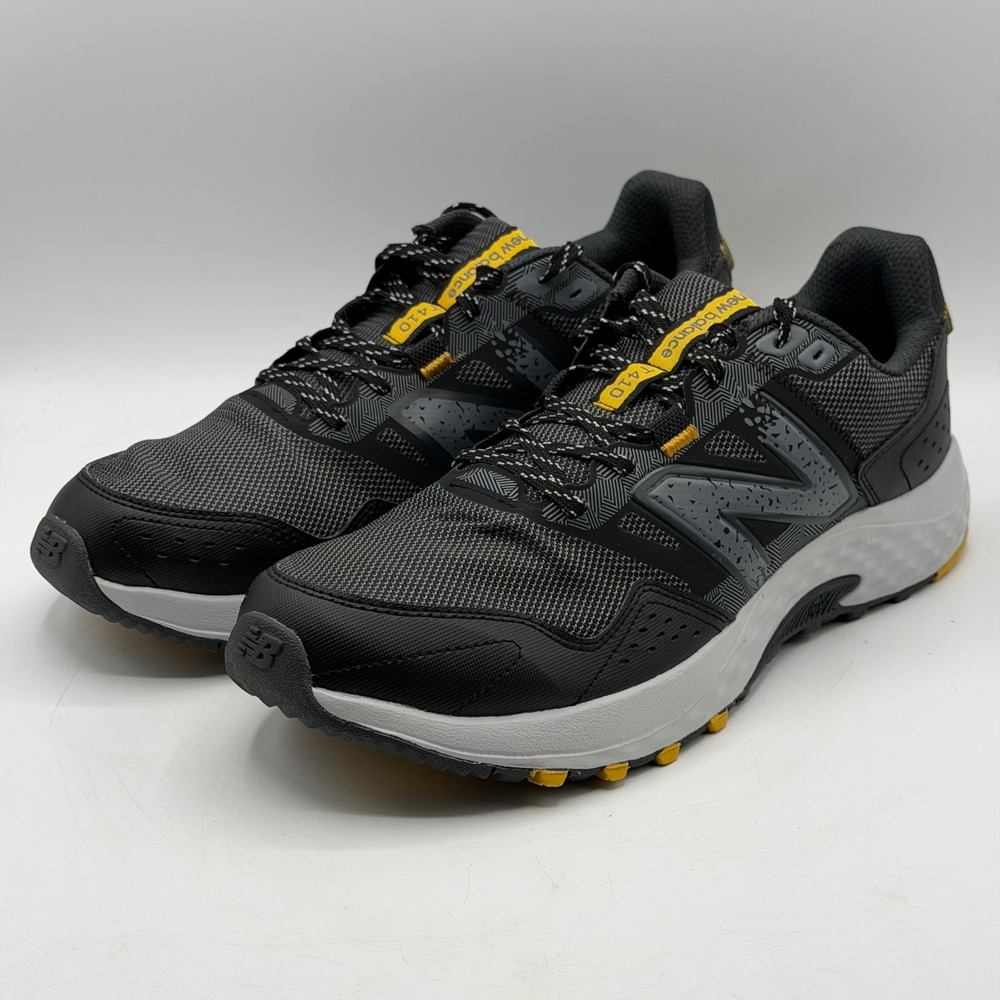 New Balance 410v8 Trail Running Shoes Men's Size 12 Grey Black MT410LG8 Gorpcore
